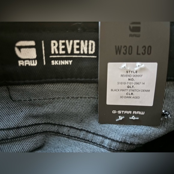 G-Star RAW -
Men's REVEND SKINNY 3D Dark Aged - Picture 14 of 14